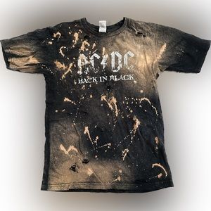 Vintage AC/DC Acid Washed Tee